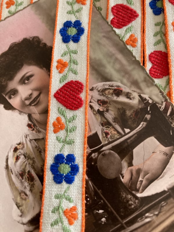 ORANJE | Sierband, galon textielband