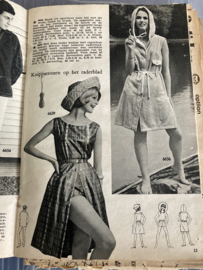 1967 | Marion naaipatronen maandblad | nr. 227  1967 - zomerjurkjes, badjassen vrouwen en kinderen, strandkleding