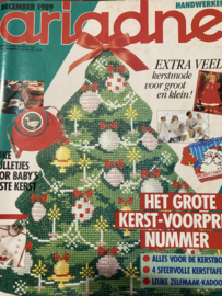 Tijdschriften | Handwerken | 1989 nr. 12 december | Ariadne: maandblad voor handwerken 'Het grote kerst-voorpret nummer'