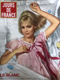 1965 | Jours de France |  no 253 Janvier 1965  ‘Le Blanc’ - special met nachtkleding