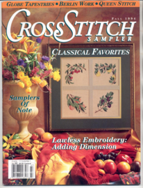 VERKOCHT | Tijdschriften | Borduren | Cross Stitch Sampler Fall 1994 (merklap)