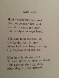 VERKOCHT | 1896 | De dichtwerken van P.A. de Génestet | Goud op snee |  Jugendstil kaft