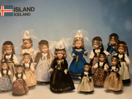 Briefkaarten | Poppen | Poppen in klederdracht van IJsland