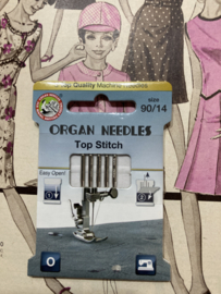 Naaimachinenaalden | TOP STICH size  80/12 | Pakje met 5 stuks Organ Needles  Naalden