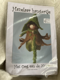 VERKOCHT | Hazelaar hangertje DIY vilt pakket