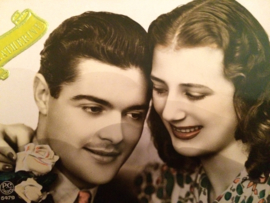 VERKOCHT | 1930 - Briefkaart verliefd paartje