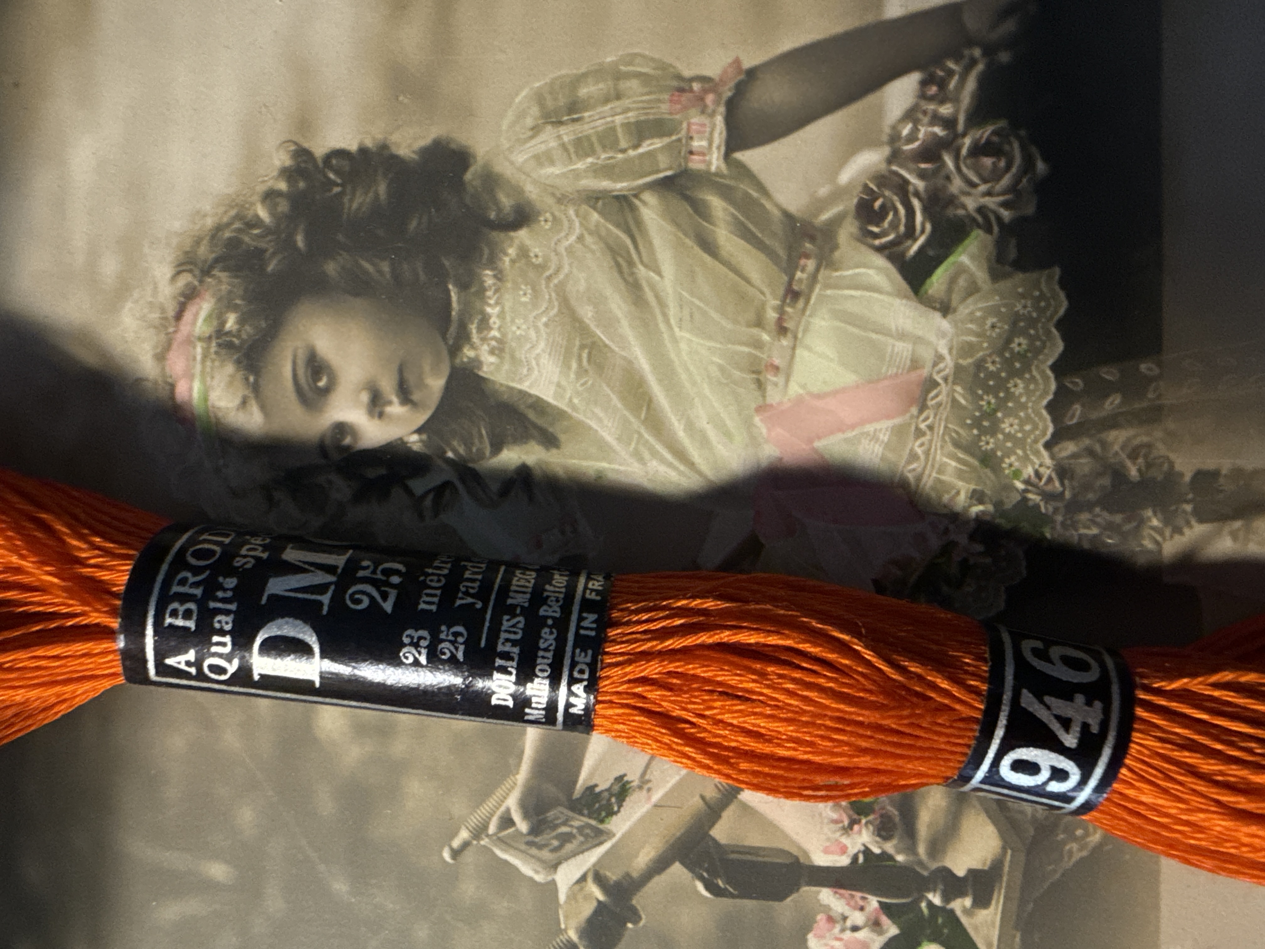 DMC Coton a broder special - art. 107 - dikte 25 | Oranje | kleurnr. 946 - 32 meter