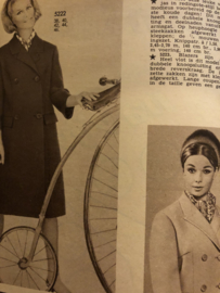 1965 | Marion naaipatronen maandblad | nr. 206 augustus 1965 - met radarblad - heren ochtendjas, pyjama's, jurkjes en regenkleding kind