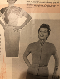 1954 | Tijdschrift | Dameswereld - No. 05 - 17e jaargang - 09-03-1954 - kimono - modewereld Hengelo