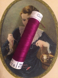 Gütermann | Col 718 | Rood -  Diep Bordeaux - 50 meter