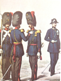 Verzamelkaart leger uniformen nr. 23 | België | Grenadiers | 1855