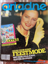 Tijdschriften | Handwerken | 1983 nr. 12 december | Ariadne: maandblad voor handwerken 'Maak voor Kerst feestmode met zijde, tule, kant, glitter en strass