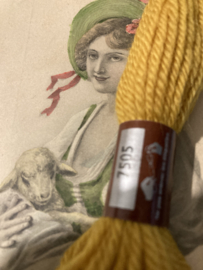* 7505 borduurwol GEEL KERRIE LICHT Colbert DMC Laine pour tapisserie - virgin wool