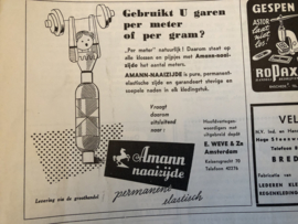 1953 | Amann naaizijde - advertentie