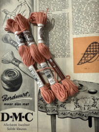 2101 ZALM ROZE LICHT katoen DMC borduurgaren Retors A Broder no 4 - 10 meter