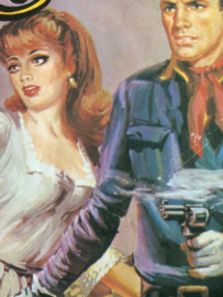 Boeken | Vintage | Crazy West  vintage Western Romannetje "Een sherif aan de galg" | Super kitch