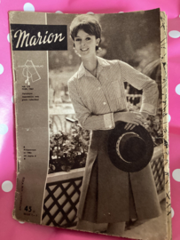 1963 | Marion naaipatronen maandblad | nr. 175 februari - blouse, jas, jurken, blazer
