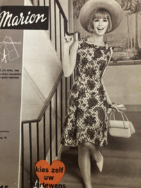 1966 | Marion naaipatronen maandblad | nr. 214 april 1966  - jurkjes, mantelpakjes * ACTIEPRIJS