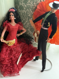 Spanje | Poppen | Klederdracht | Twee mooie Spaanse temperamentvolle flamenco poppen 'Marin chichlana dolls'