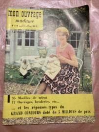 1958: Mon Ouvrage Madame  No 119 AOUT 1958