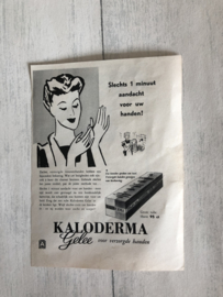 1954 | Advertenties |  Advertentie van Kaloderma Gelee en Rheumin van Brocades (Tweezijdig)