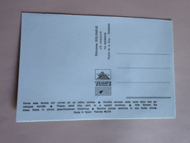 VERKOCHT | Souvenir kaarten | Spanje | Gemengd | Set van drie verschillende Tenerife ansichtkaarten meisje met kanten rokje en ezel