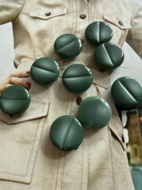 Ø 20 mm - 2 cm | Knopen | Groen | Vintage gemêleerde knoop