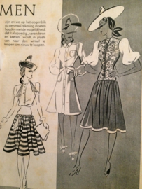 VERKOCHT | Tijdschriften | 1955 - Goed nieuws - vintage dames weekblad (voorloper Libelle) |  4 - 10 januari 1955