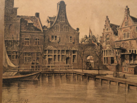 1895 | Tekening uit tijdschrift Oud Holland Hein Kruger 4 mei 1895