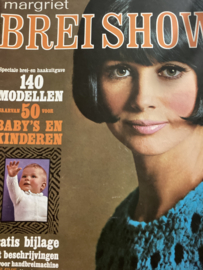 VERKOCHT | Breien | Margriet Breishow: speciale brei- en haakuitgave (jaren '60) - Noorse truien voor kinderen
