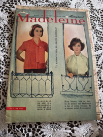 Madeleine: mode en patronenblad van Margriet | 1962, nr. 02 februari - gratis radarblad