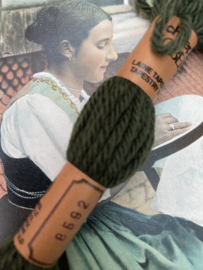 GROEN - Scheepjes borduurwol, tapisserie/gobelin of punch needle wol - kleurnummer  8592