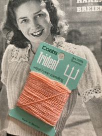 Stopwol | Oranje-zalm | TRIDENT COATS | nr. 694 Mending | Stopgaren - Maasgaren - 15 meter