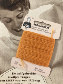 Stopwol | Oranje | MODINETJE  | Stopgaren - mending wool - Laine a repriser - Stopfwolle -  15 meter