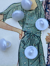 Ø 10 mm | Knopen | Wit | Imitatie parelmoer blouse knoopje