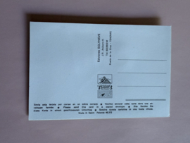 VERKOCHT | Souvenir kaarten | Spanje | Gemengd | Set van drie verschillende Tenerife ansichtkaarten meisje met kanten rokje en ezel