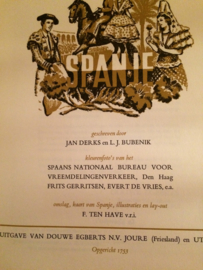 Boeken | Spanje | Verzamelalbum | Douwe Egberts N.V. Joure (Friesland) en Utrecht | 1963