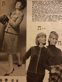 1965 | Marion naaipatronen maandblad | nr. 208 oktober 1965 met radarblad - mantelpakjes, positiejurk, poppenspecial
