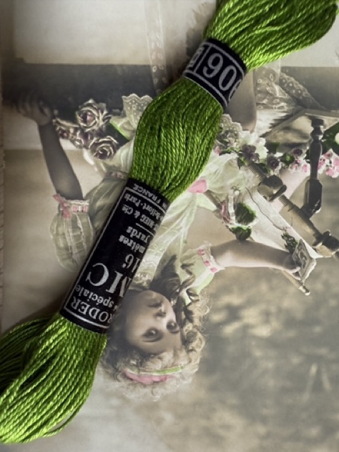 DMC Coton a broder special - art. 107 - dikte 16 | Groen | kleurnr. 906 - 23 meter