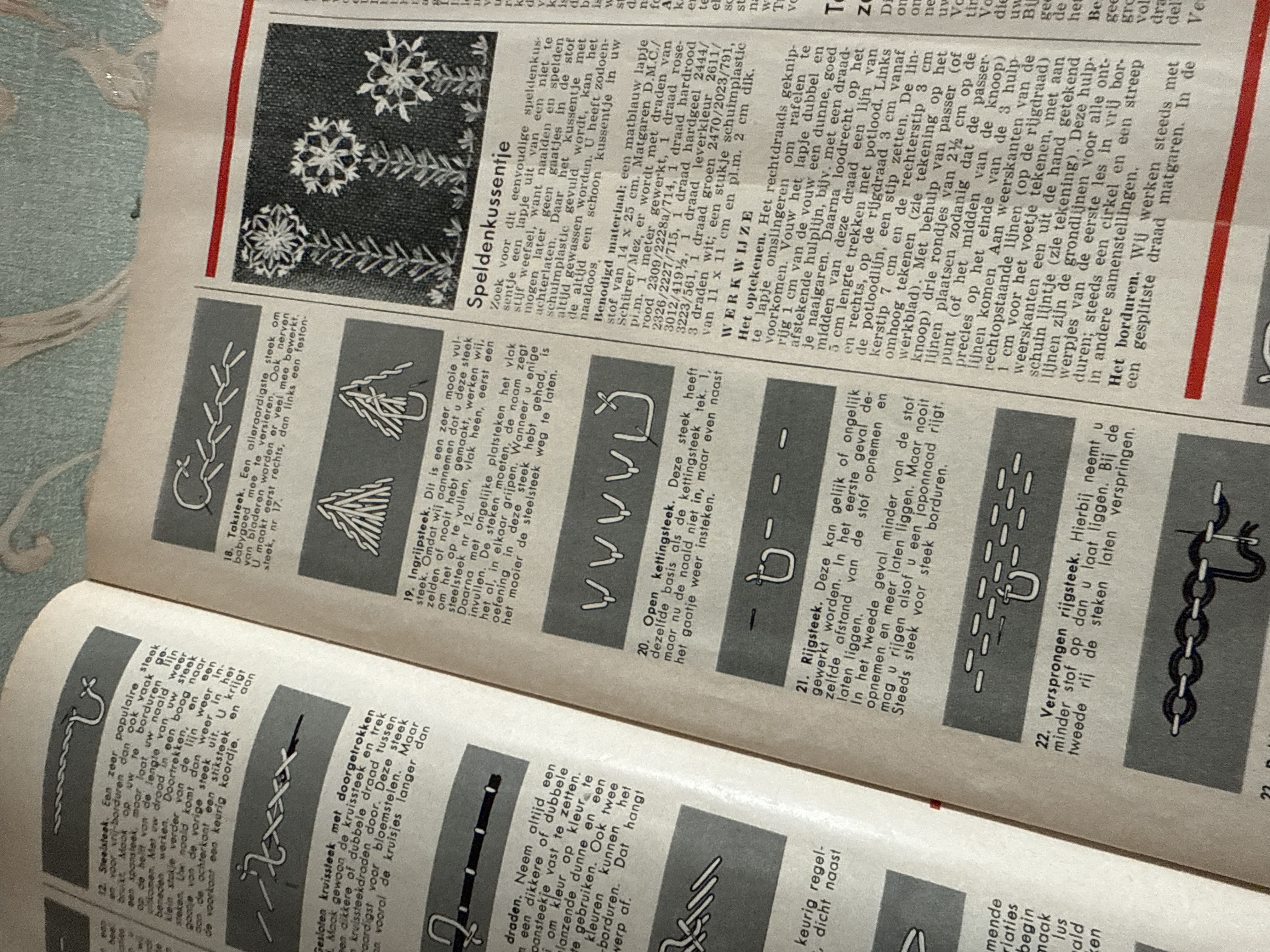 Ariadne: maandblad voor handwerken | 1964 - nr. 208 - 15 april - borduren. zonder werkblad