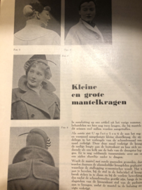 VERKOCHT | 1954 | Tijdschrift | Dameswereld - No. 09 - 17e jaargang - 07-05-1954 - kragen