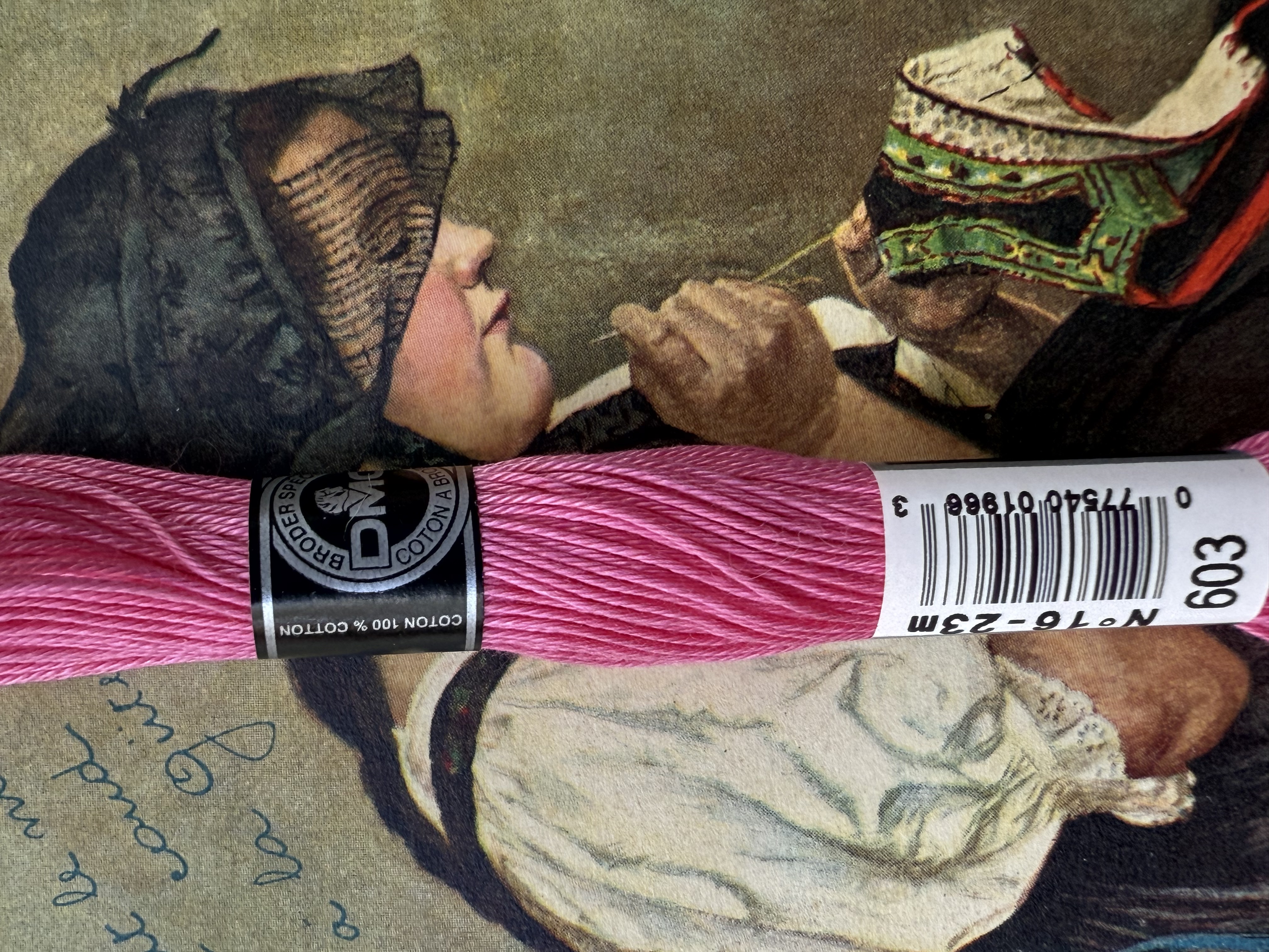 DMC Coton a broder special - art. 107 - dikte 16 | Roze-fel | kleurnr. 603 - 23 meter