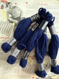 * 7791 Borduurwol BLAUW  donker marine | Zwart label - Colbert DMC Tapestry wool