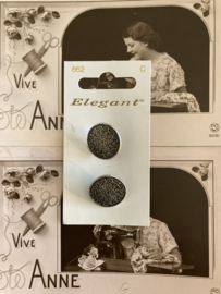 Ø 19 mm | Knopen | Zilver | Elegant knoop bloemmotief