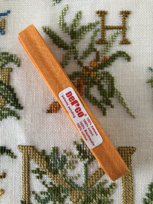 Band | Oranje | Biaisband | 100% katoen | Derco - kleurecht (1 cm)