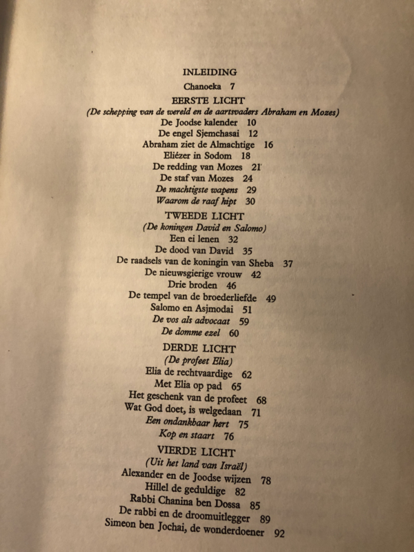 1985 | Joodse sprookjes: de acht lichten van de kandelaar | Leo Pavlát & illustraties van Jiri Behounek