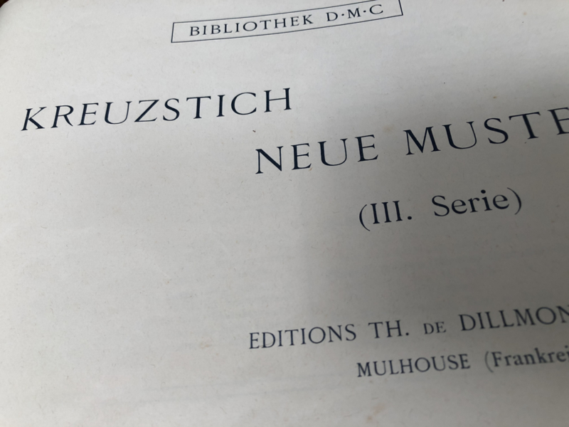 Boeken | Bibliothek DMC | Kruissteken | 1915 - Kreuzstich neu  Muster III. SERIE (groot formaat)