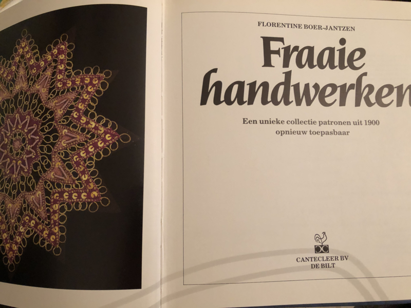 VERKOCHT | Boeken | Handwerken | Wereld |  Cantecleer | Fraaie handwerken - Een unieke collectie patronen uit 1900 opnieuw toepasbaar