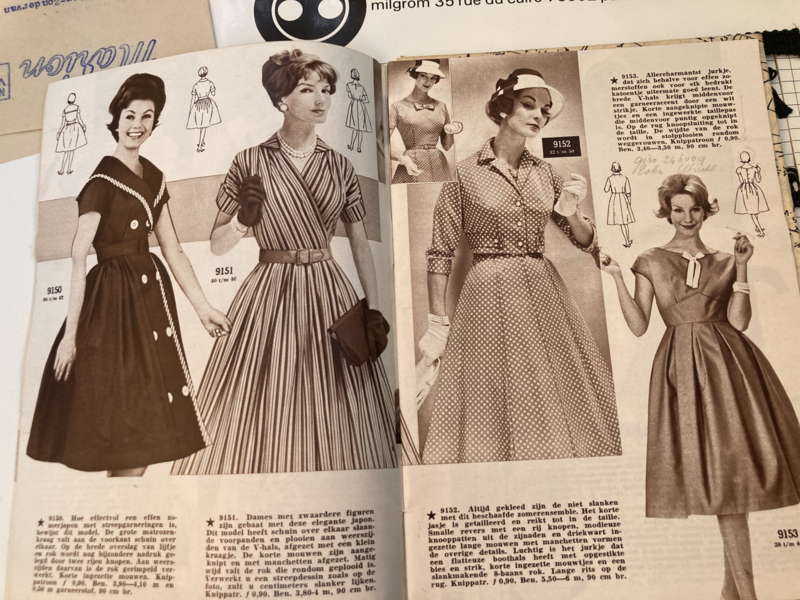 1960 | Marion naaipatronen maandblad | nr. 141 april 1960  met radarblad - JAS, JURKEN