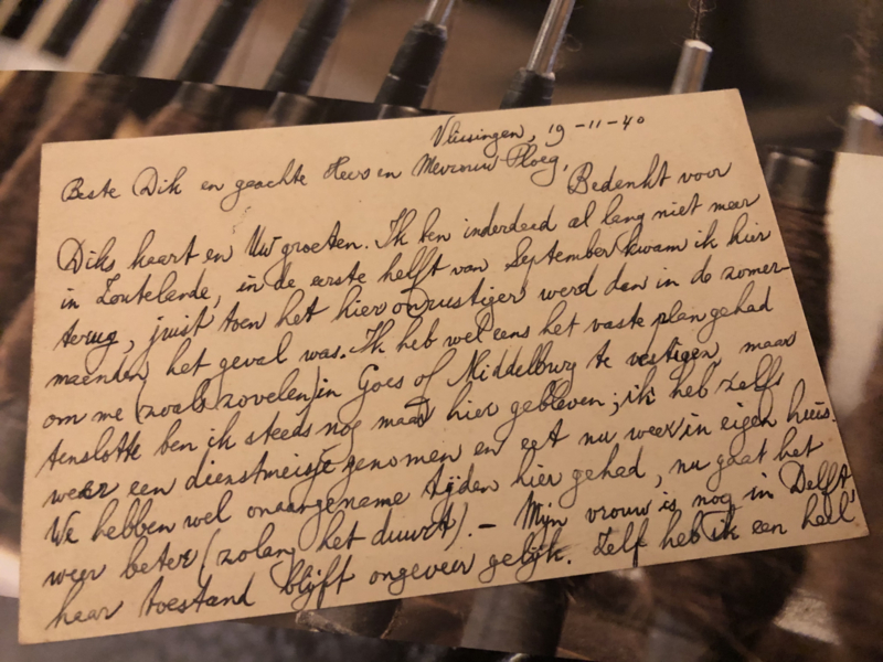 Briefkaarten | Vooroorlogse briefwisseling tussen L. Soberske en D.A. Ploeg jr. 20-11-1940